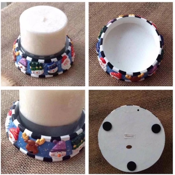 🆕 Snowman Serving Platter Candle Bev Charm… - Picture 4 of 4